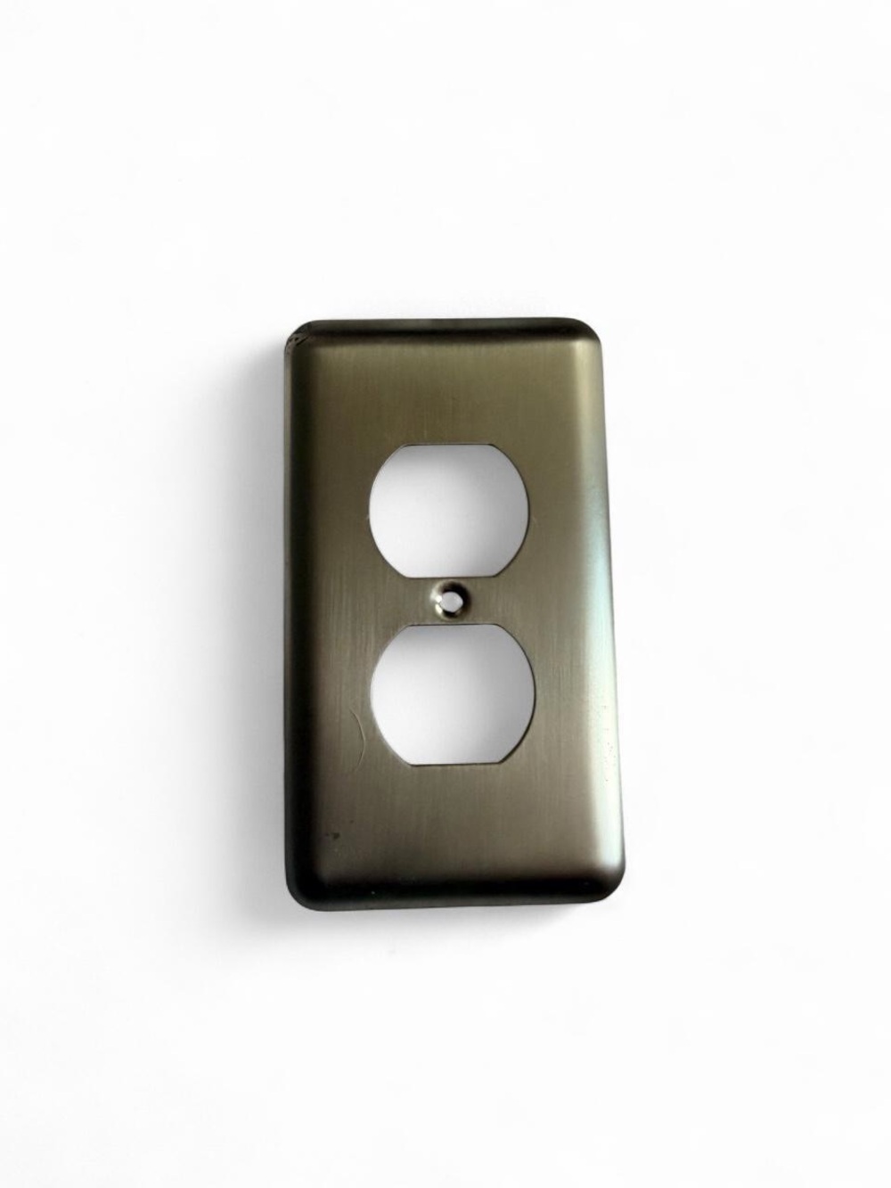 Satin Nickel Metal Wall Plate - Duplex Outlet Cover Lot 🏠